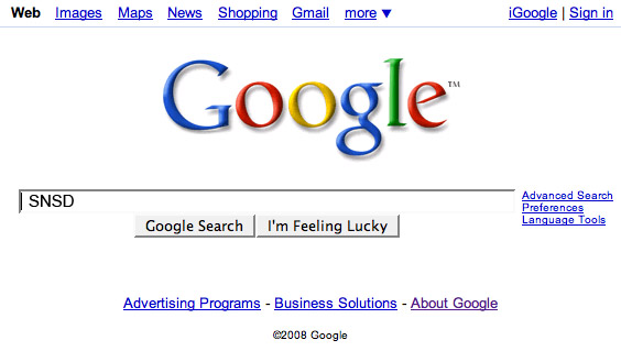 How many times have you searched “SNSD” on Google?