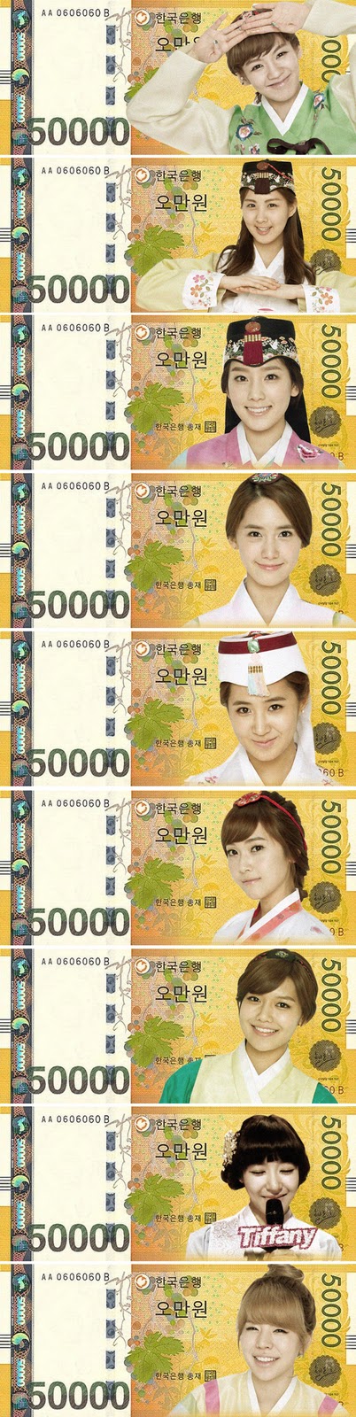 [FANTAKEN][26-01-2012] Hình ảnh SNSD trên những tờ tiền Hàn Quốc! Snsd-new-year-money