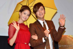 snsd yoona jang geun suk at the press con of love rain in japan 1