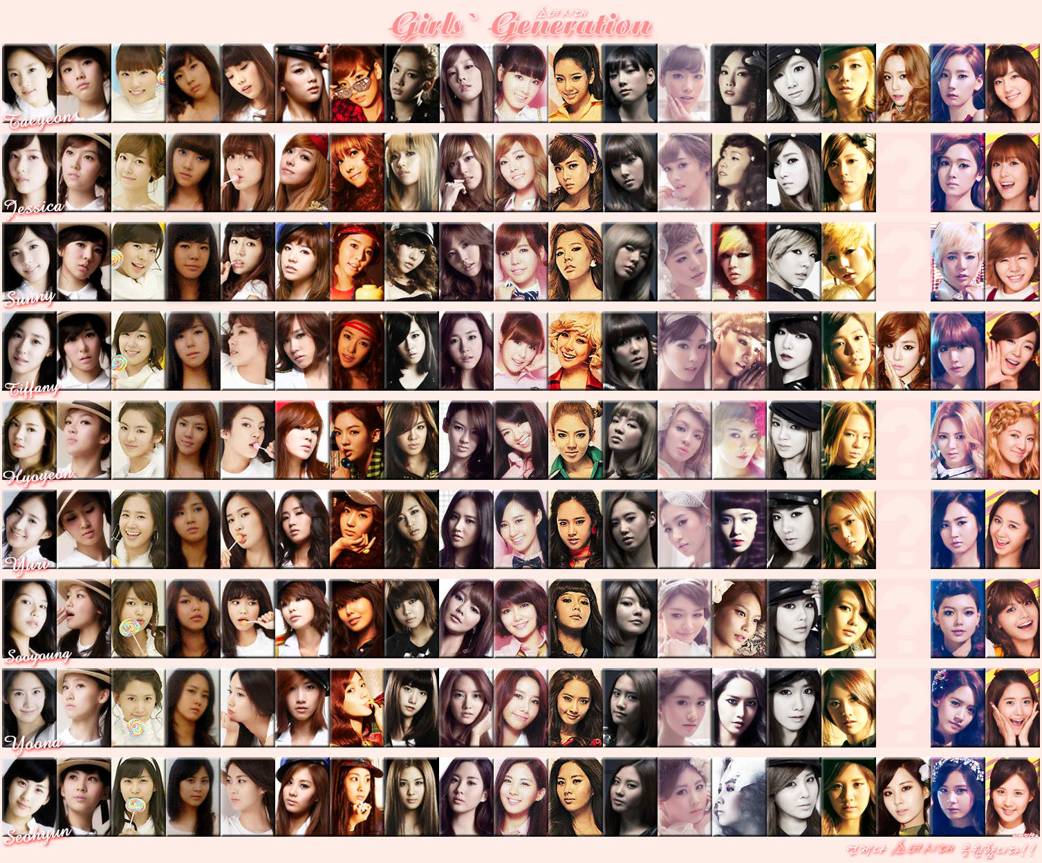 Girls’ Generation: 2007-2012 Girlsgenerationconcepttransformation2007to2012